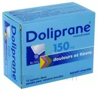 Doliprane 150 Mg Poudre Pour Solution Buvable En Sachet-dose B/12 à MURET